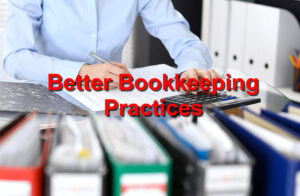 Better bookkeeping practices