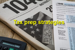 Smart tax prep strategies